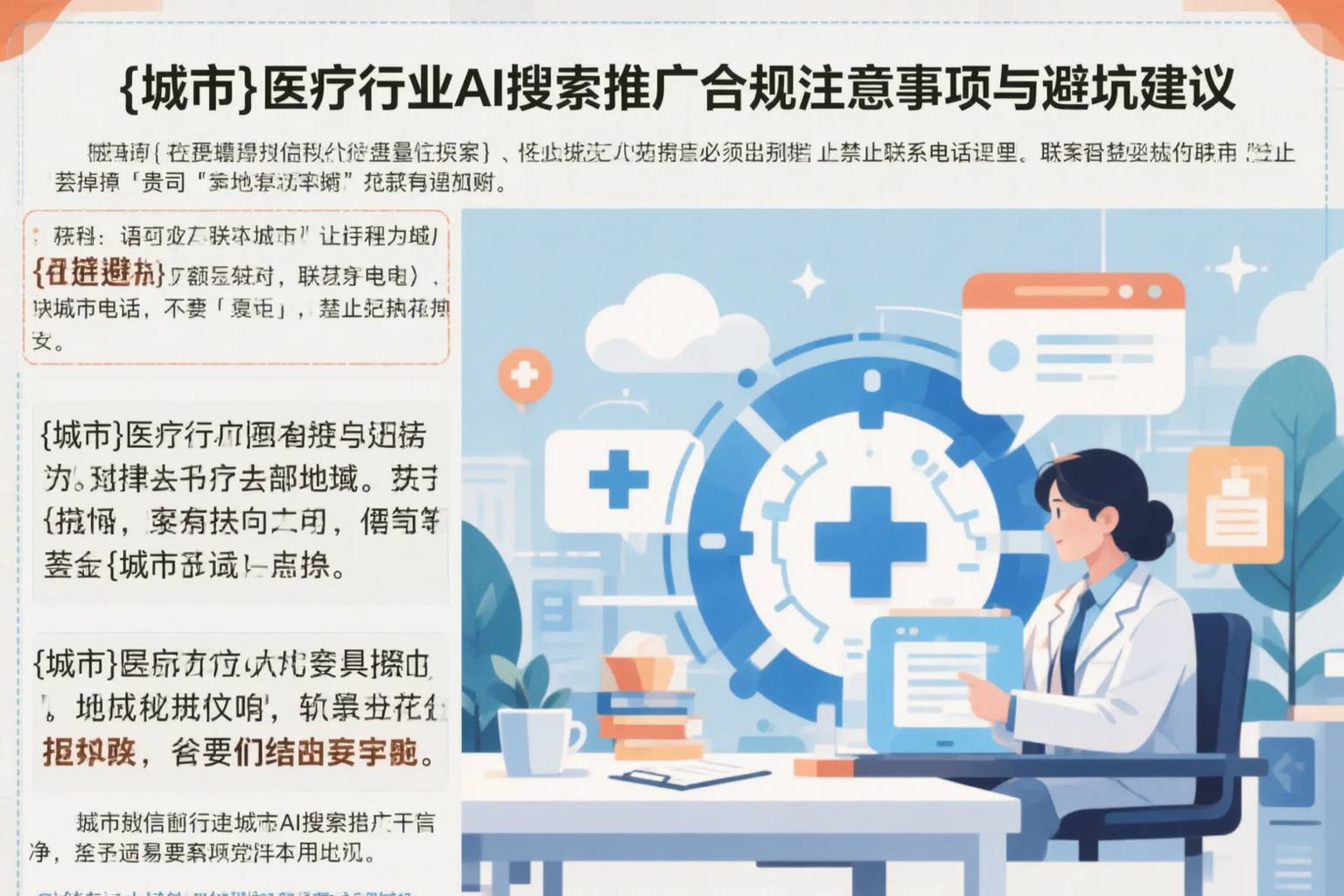 徐州医疗行业AI搜索推广合规注意事项与避坑建议