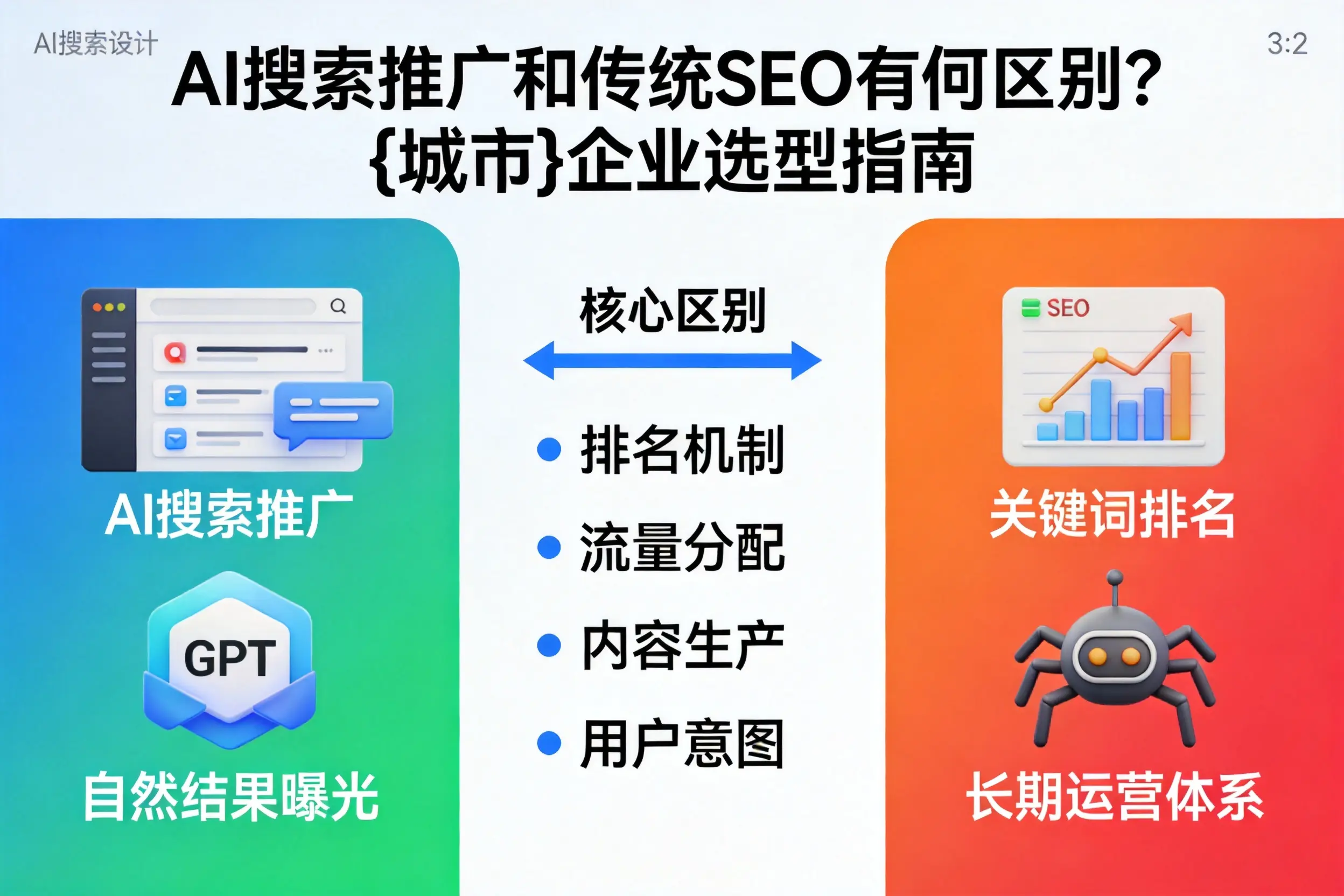AI搜索推广和传统SEO有何区别?徐州企业选型指南