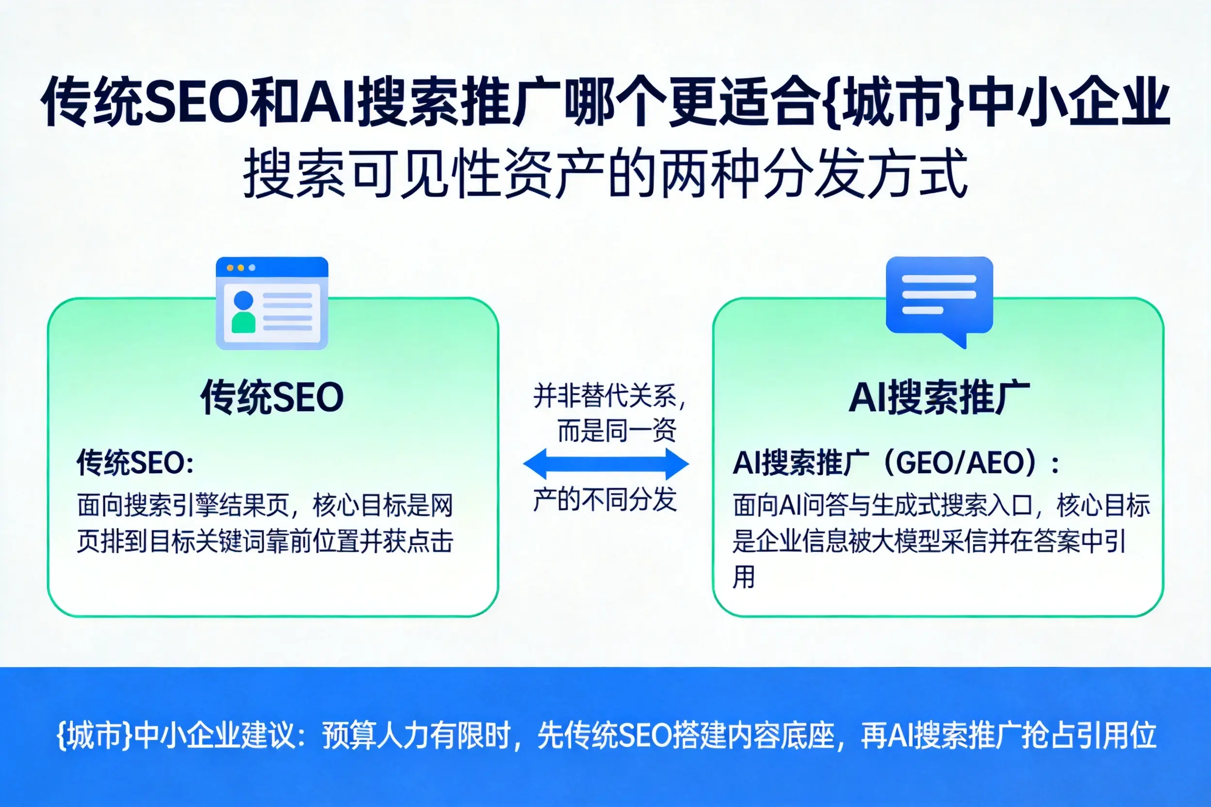 传统SEO和AI搜索推广哪个更适合徐州中小企业