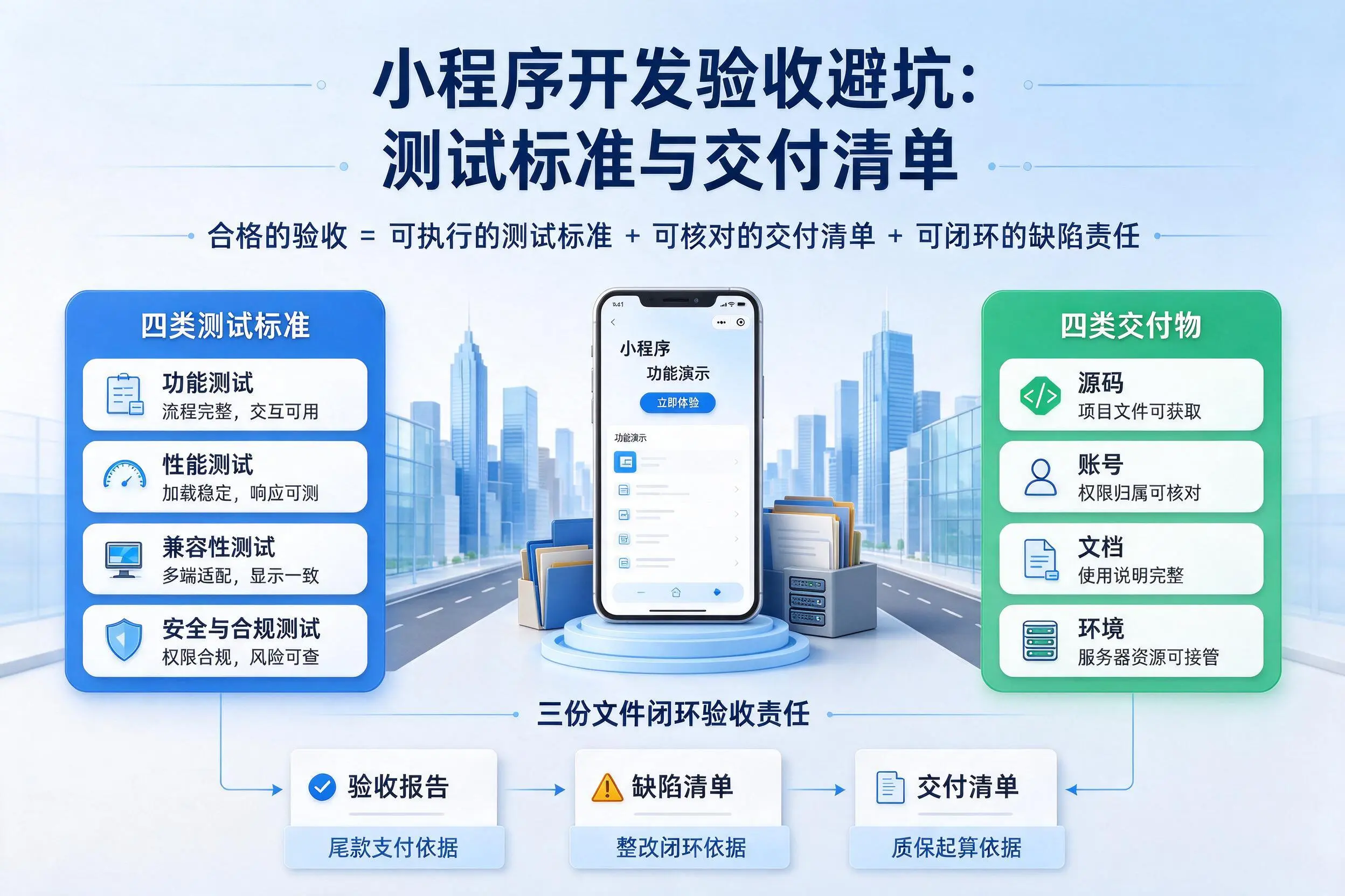 徐州小程序开发验收避坑：测试标准与交付清单