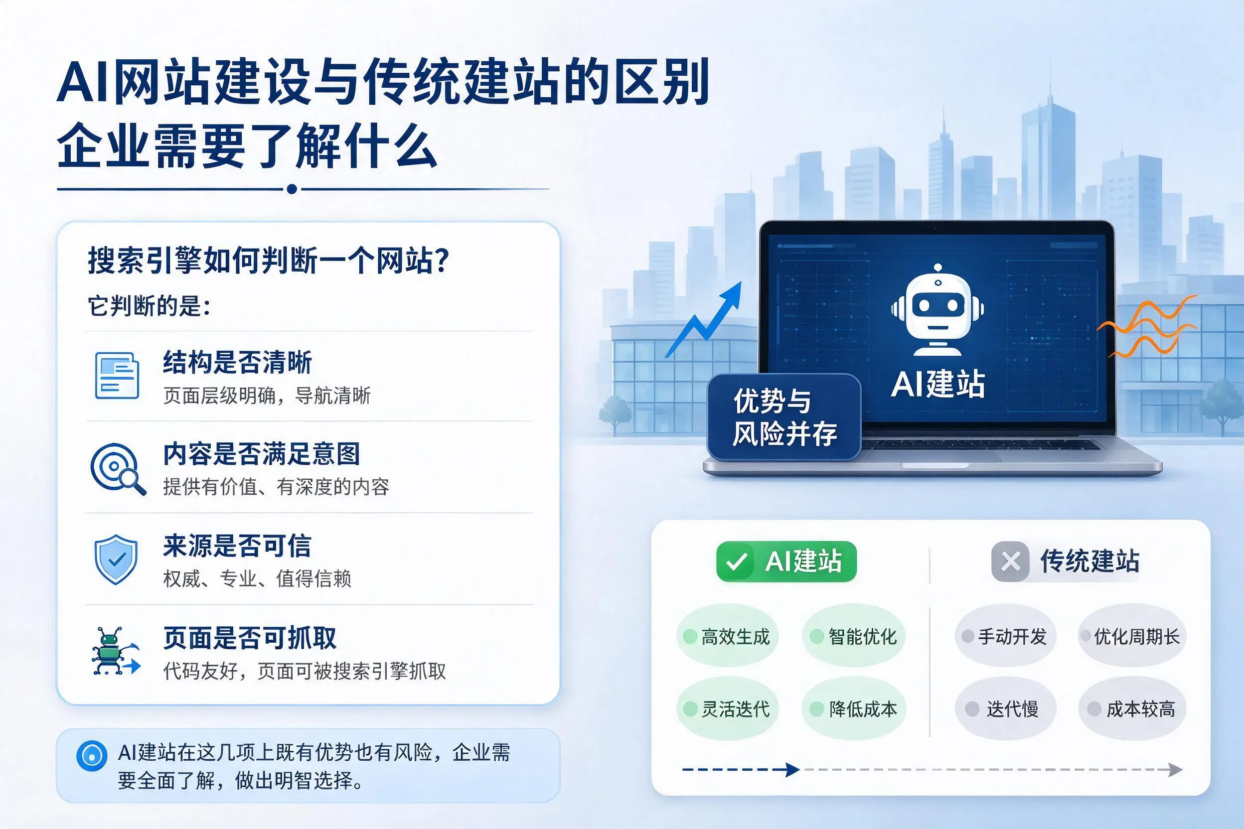 AI网站建设与传统建站的区别,徐州企业需要了解什么
