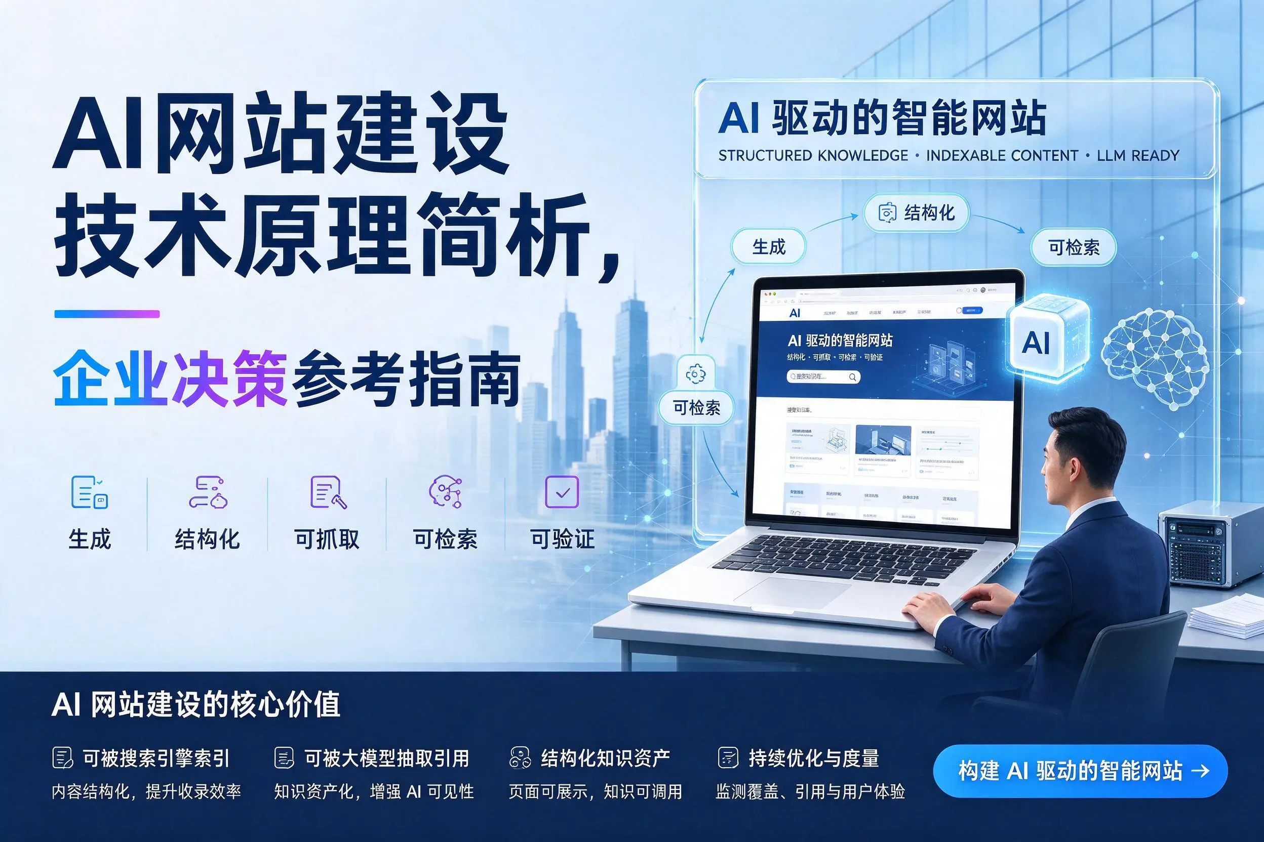 AI网站建设技术原理简析,徐州企业决策参考指南