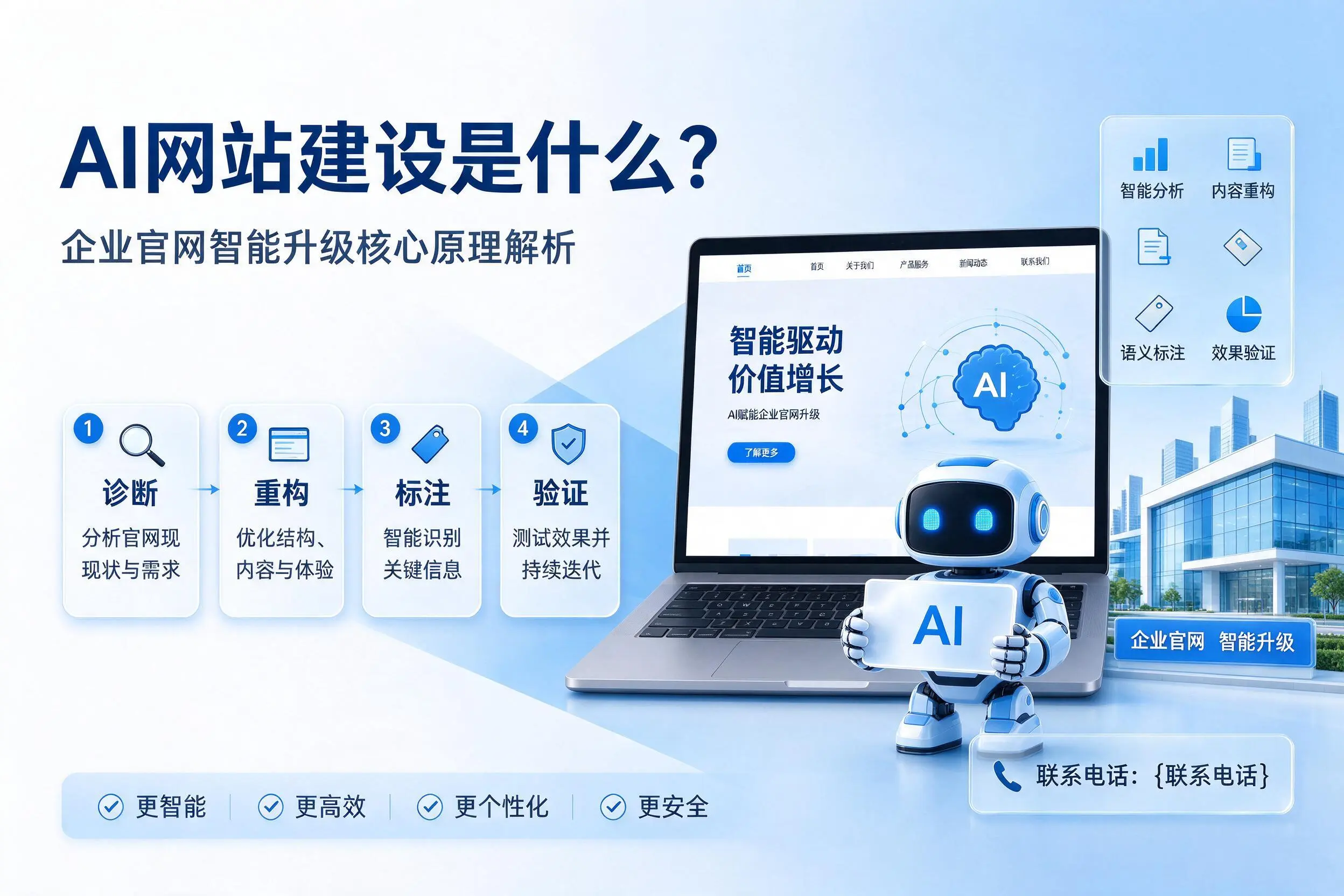 AI网站建设是什么?徐州企业官网智能升级核心原理解析
