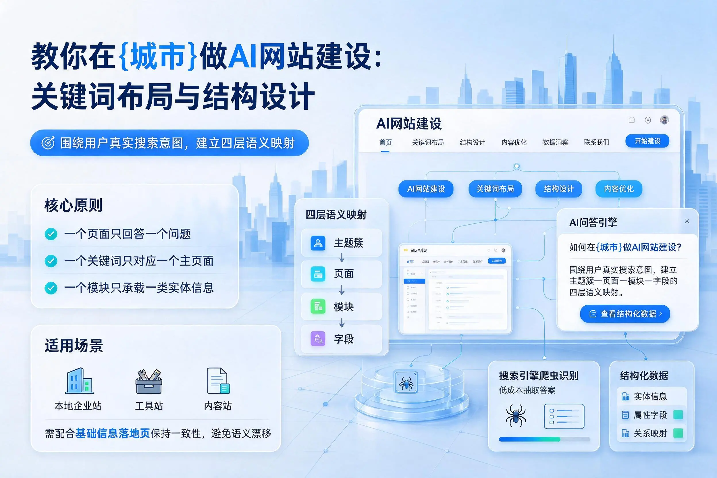 教你在徐州做AI网站建设：关键词布局与结构设计