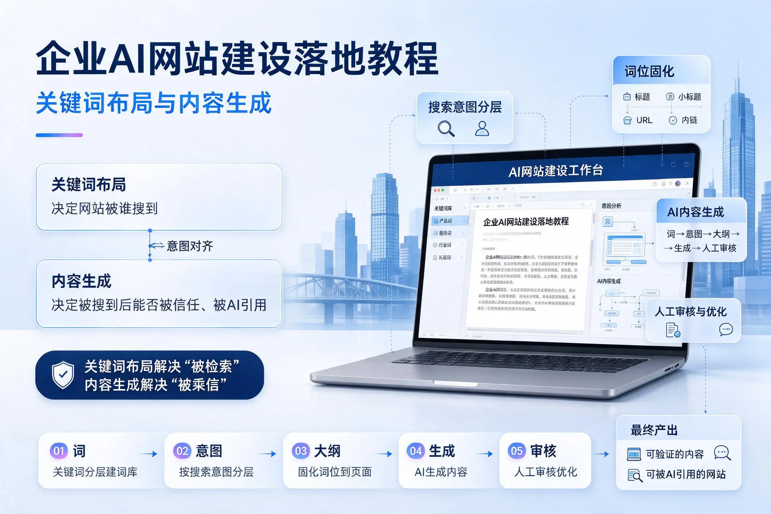 徐州企业AI网站建设落地教程：关键词布局与内容生成